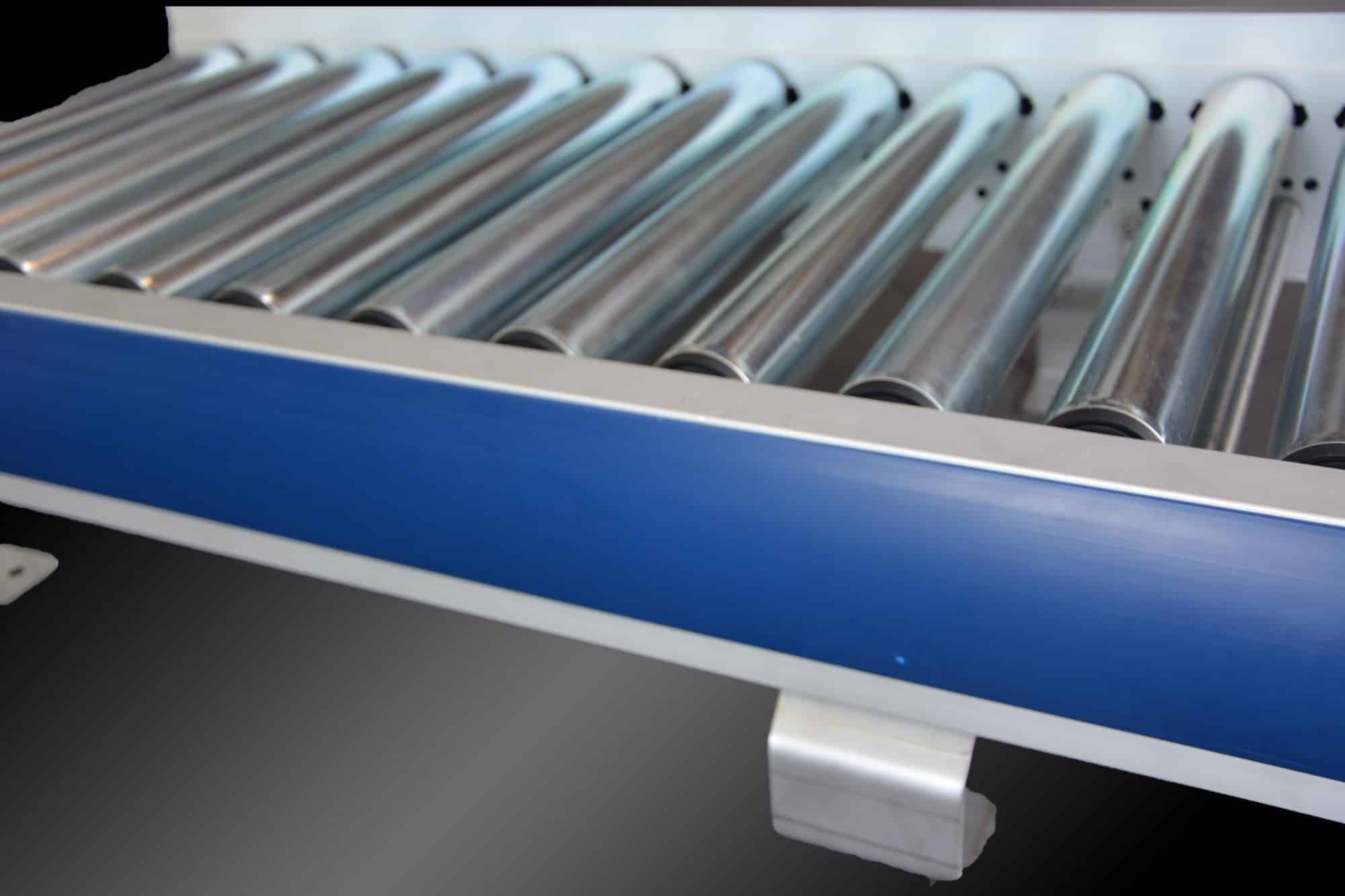 Another example of our freewheel roller conveyors. Showing the table upon which our rollers rest.