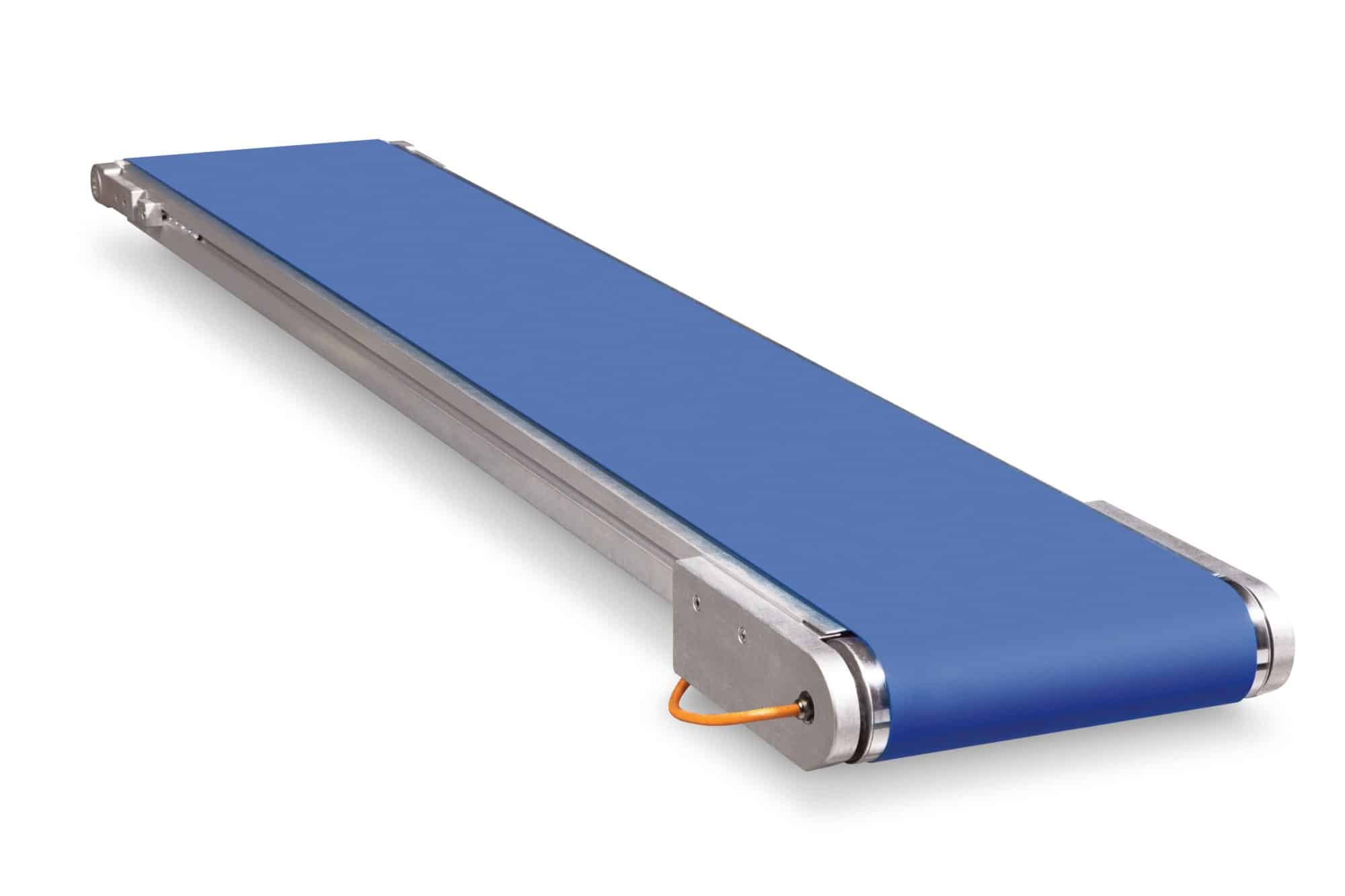 This is a plain flat conveyor belt.