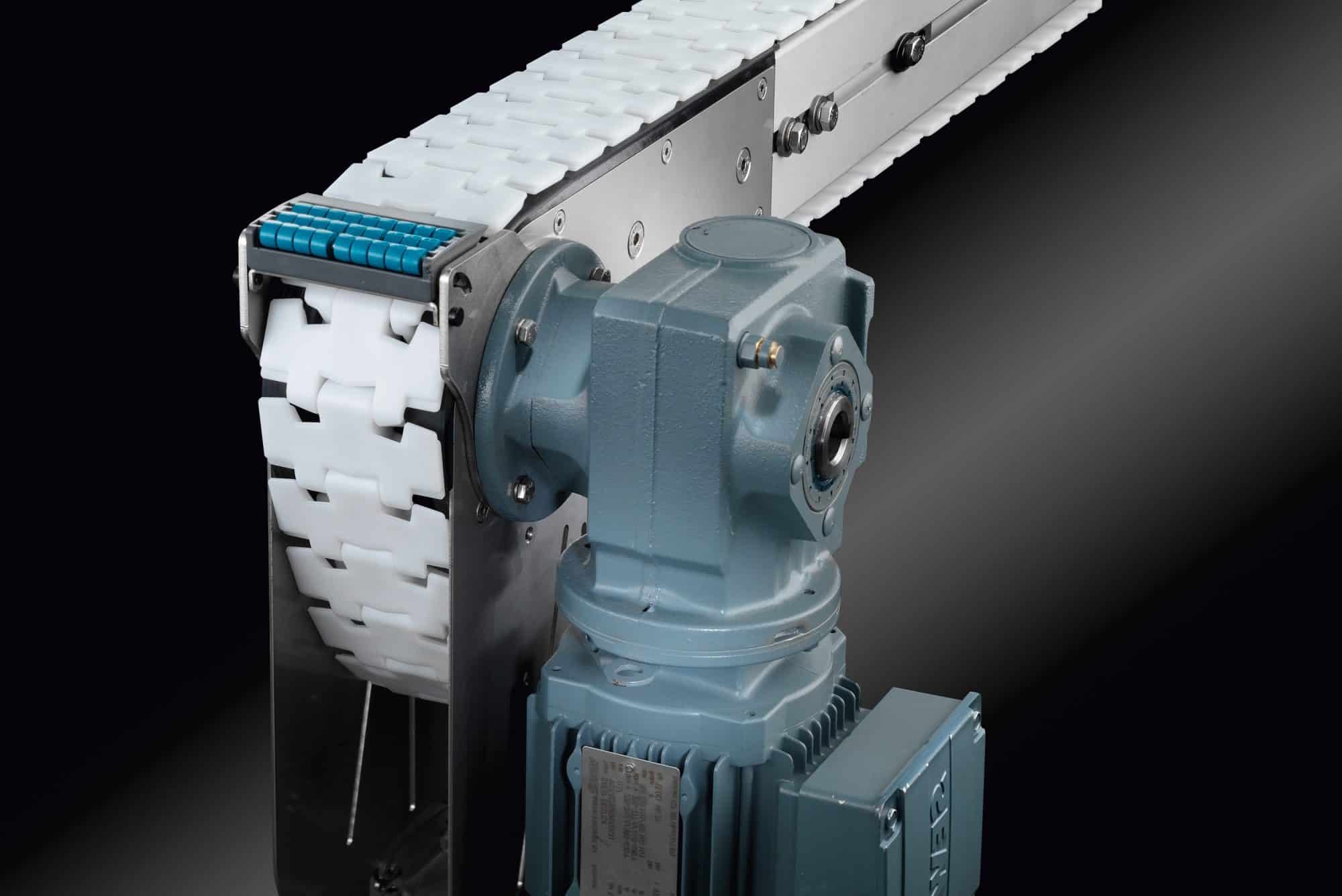 Detail that show how our ETS conveyors are electrically driven.